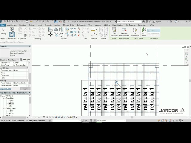 فیلم آموزشی: دال وافل | آموزش Ribbed - Revit 2018 با زیرنویس فارسی