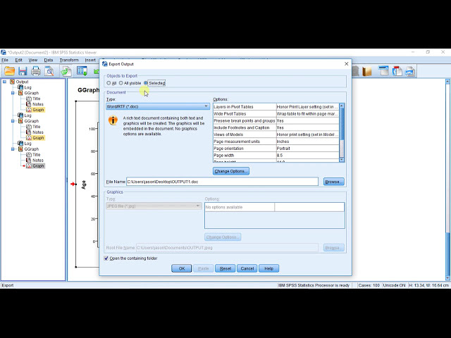 فیلم آموزشی: SPSSisFun: صادرات نمودارهای SPSS به Word با زیرنویس فارسی