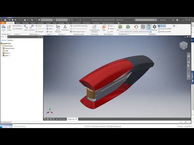 فیلم آموزشی: نحوه ایجاد Autodesk Inventor Bill of Materials (BOM) با استفاده از OpenBOM با زیرنویس فارسی