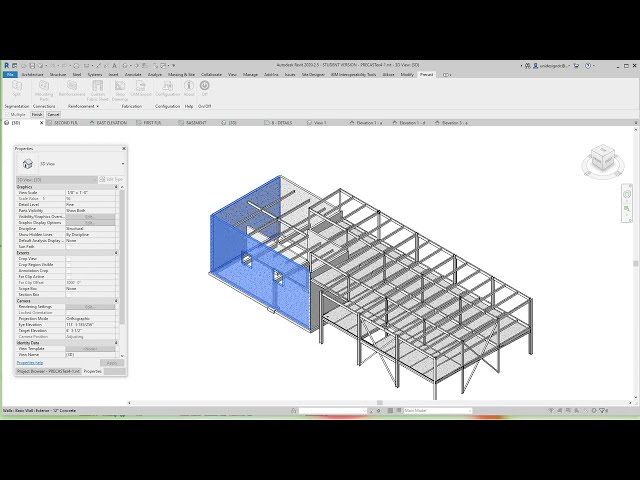 فیلم آموزشی ابزار Revit Precast Wall Panels با زیرنویس فارسی فیلم های آموزش نرم افزارهای 0593