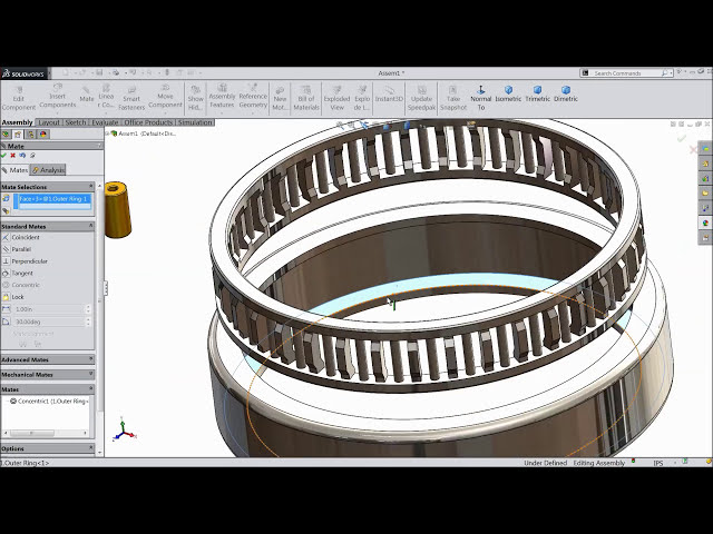 فیلم آموزشی: آموزش Solidworks | طراحی و مونتاژ بلبرینگ غلتکی سوزنی در Solidworks | آثار جامد با زیرنویس فارسی