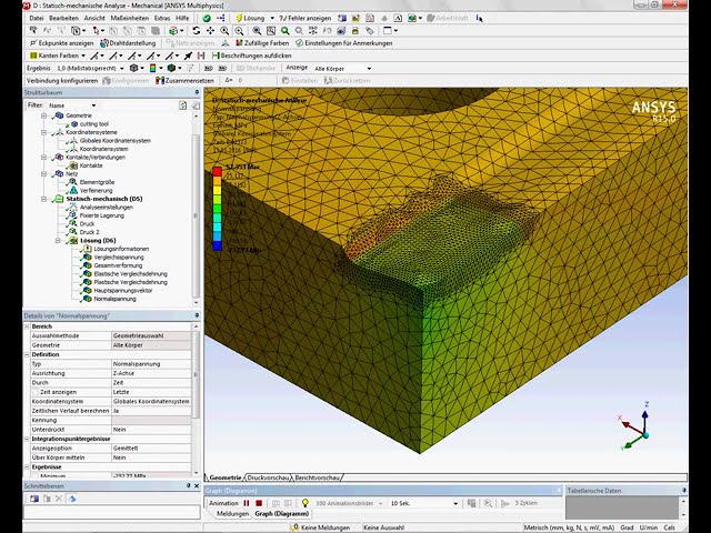 فیلم آموزشی: ساختار استاتیک Ansys Workbench، تابع چگالی نیرو در صفحه چنگک ابزار تراش شیار H