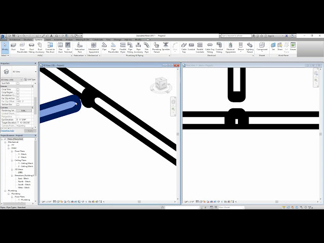 فیلم آموزشی: Revit MEP for the Professional - Part 2 - Drawing Piping با زیرنویس فارسی