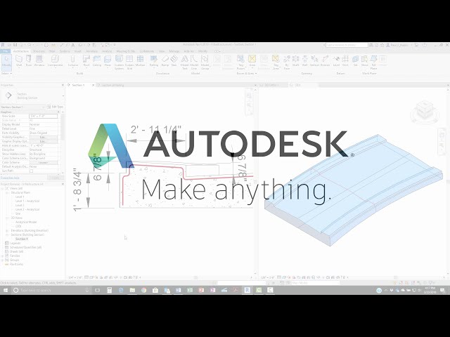 فیلم آموزشی: Revit 2019: ابعاد برای اشیاء منحنی در نماهای بخش