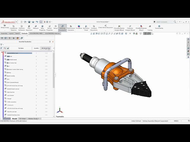 فیلم آموزشی: نکته فنی ویدیویی: درک ابزار تجسم اسمبلی در SOLIDWORKS با زیرنویس فارسی