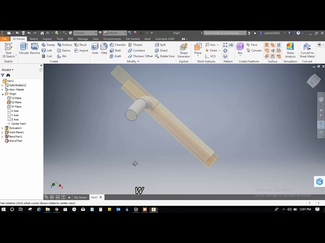فیلم آموزشی: How To Bend Rod in Autodesk Inventor ||آکادمی مهندسی||