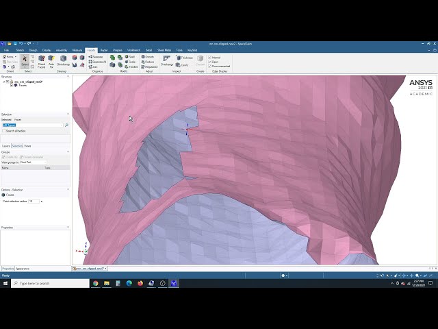 فیلم آموزشی: ANSYS SpaceClaim 2021 STL - جنبه ها را حذف کنید، سوراخ ها را پر کنید با زیرنویس فارسی