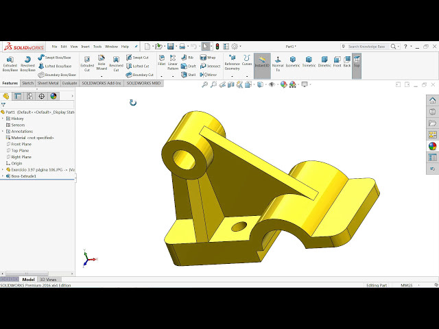 فیلم آموزشی: آموزش Solidworks | نحوه تنظیم نمای استاندارد در Command Manager