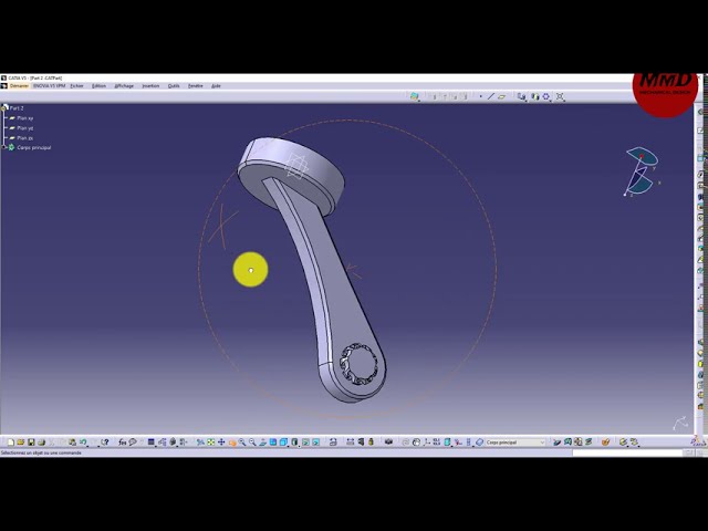 فیلم آموزشی: Catia V5 - بازوی رباتیک 😍