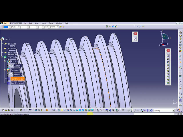 فیلم آموزشی: طراحی قرقره در Catia V5 _ طراحی پولی در catia v5