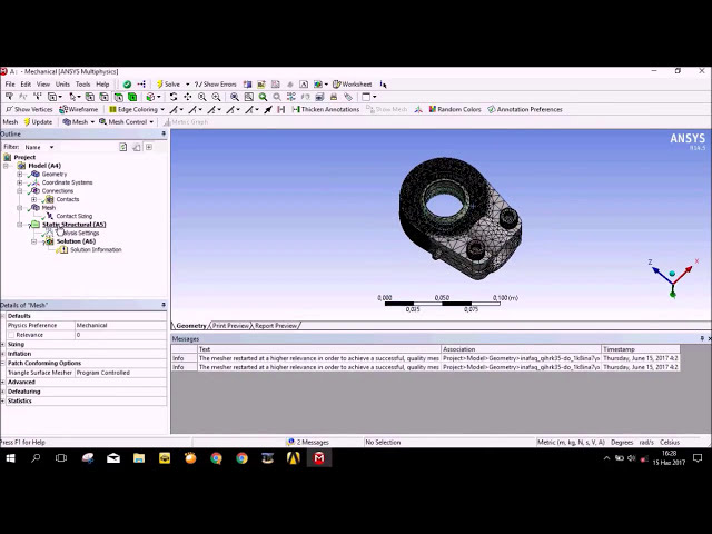 فیلم آموزشی: Ansys Contact Mesh با زیرنویس فارسی