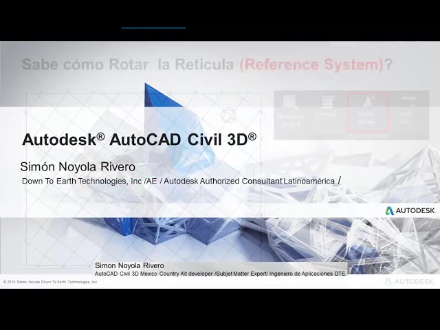 فیلم آموزشی: AutoCAD civil 3D Rotate Grid Ref System با زیرنویس فارسی