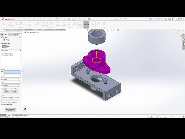 فیلم آموزشی: مدلسازی پارامتری با Solidworks فصل 14 #مونتاژ