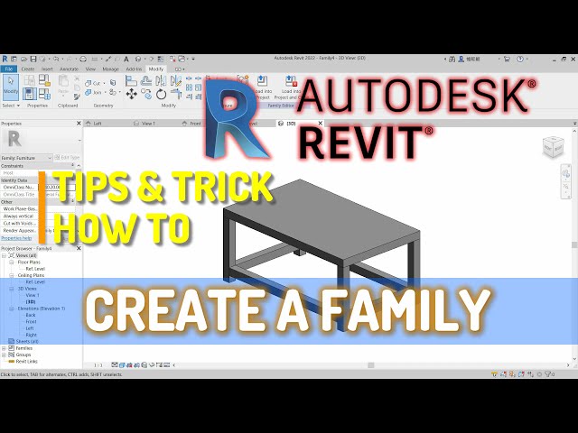 فیلم آموزشی: Autodesk Revit چگونه یک خانواده ایجاد کنیم با زیرنویس فارسی