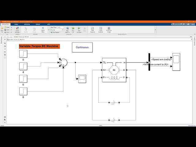 فیلم آموزشی: شبیه سازی ماشین DC با گشتاور متغیر در MATLAB/Simulink با زیرنویس فارسی