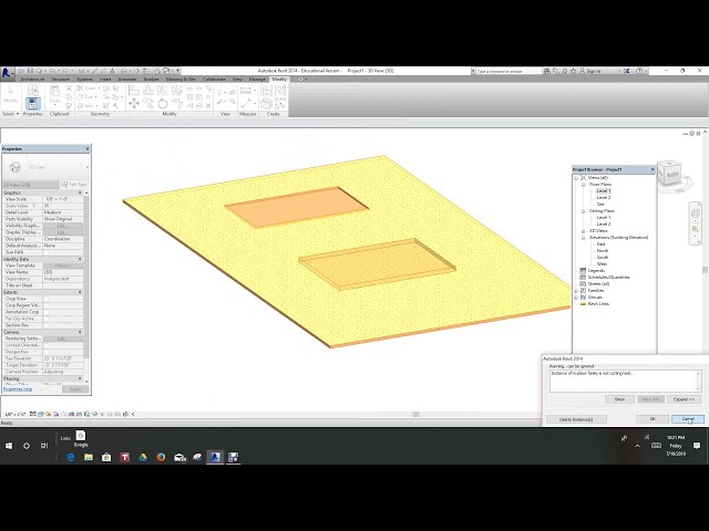 فیلم آموزشی: خانواده Revit Slab Depression در Revit 14 با زیرنویس فارسی