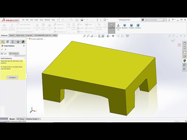 فیلم آموزشی: آموزش قالب SolidWorks Core and Cavity of Stool با زیرنویس فارسی