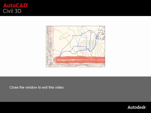 فیلم آموزشی: AutoCAD Civil 3D ایجاد مسیرهای قطره آب