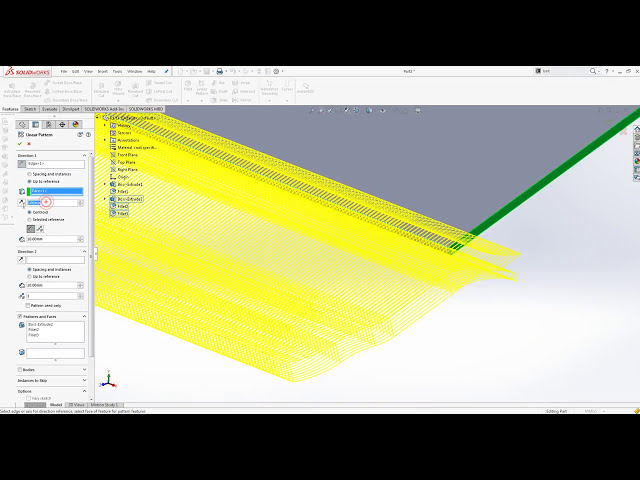 فیلم آموزشی: نحوه طراحی سطل لودر در solidworks