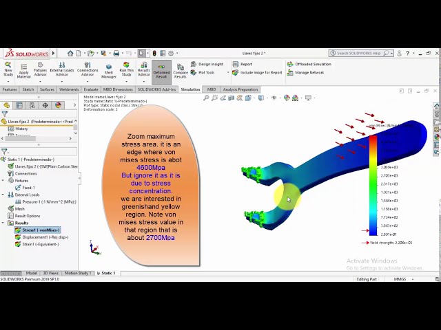 فیلم آموزشی: آموزش شبیه سازی Solidworks - فون تنش ها و معیارهای شکست را اشتباه نمی کند