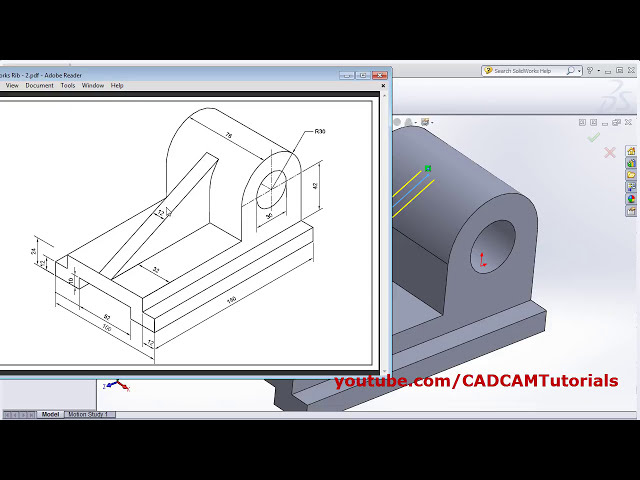 فیلم آموزشی: تمرینات تمرینی SolidWorks برای مبتدیان - 6 | آموزش مبانی سالیدورکس | ابزار دنده با زیرنویس فارسی