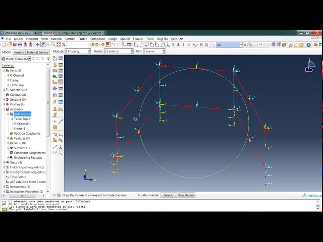 فیلم آموزشی: آموزش Abaqus 3 (وایرفریم های سه بعدی) با زیرنویس فارسی