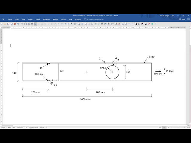 فیلم آموزشی: Ansys Workbench 18.1 - مدل سازی صفحه تخت با سوراخ دایره ای و بریدگی لبه - (1) با زیرنویس فارسی