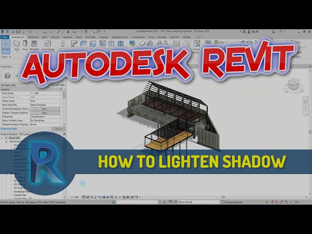 فیلم آموزشی: آموزش Revit How To Lighten Shadows با زیرنویس فارسی