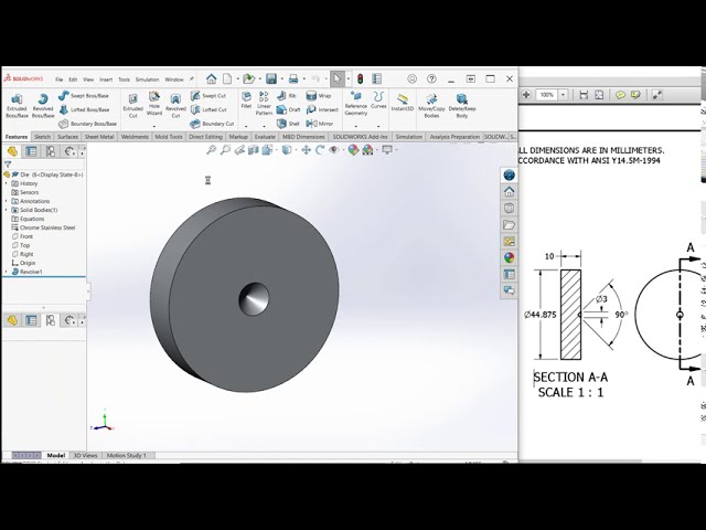 فیلم آموزشی: Punch - Inventor iPart SolidWorks Configurations با زیرنویس فارسی