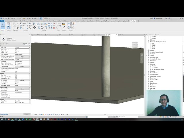 فیلم آموزشی: ایجاد خانواده های COLUMN در REVIT 2021 - نسخه انگلیسی با زیرنویس فارسی