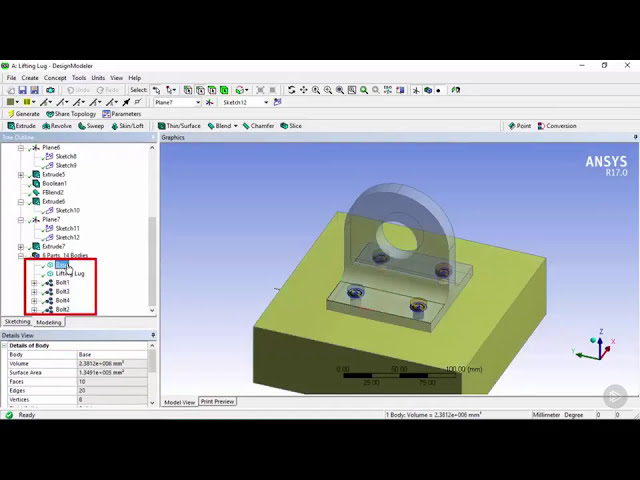 فیلم آموزشی: مقدمه ای بر ANSYS | مدلسازی پیچ و مهره | اپ 2.5 با زیرنویس فارسی