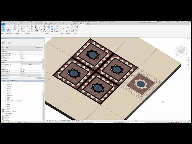 فیلم آموزشی: [ترفندهای Revit] نحوه ایجاد الگوی پیچیده کف با زیرنویس فارسی