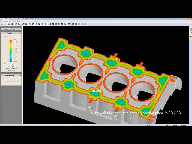 فیلم آموزشی: GeomCaliper - ابزار تجزیه و تحلیل ضخامت دیوار برای CATIA V5 و Creo Parametric