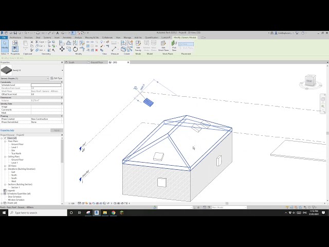 فیلم آموزشی: Everyday Revit (روز 319) - خانواده مبتنی بر هواپیمای کار با زیرنویس فارسی