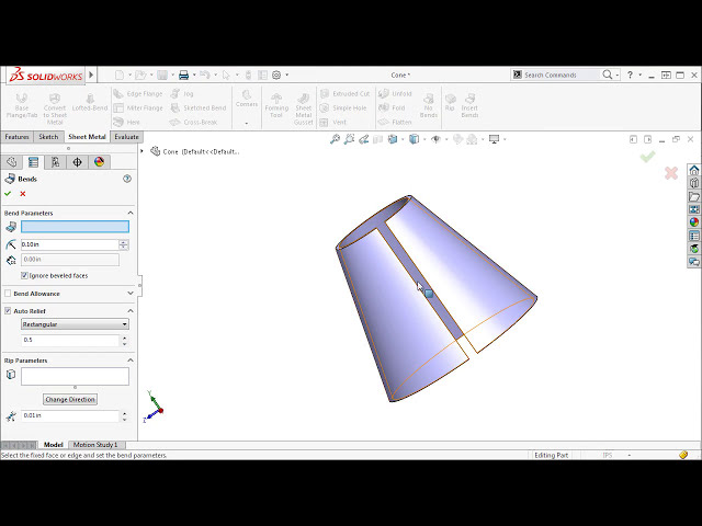 فیلم آموزشی: مخروط ها و سیلندرها در SOLIDWORKS 2016