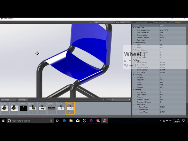 فیلم آموزشی: نحوه طراحی صندلی استیل در سالیدورکس