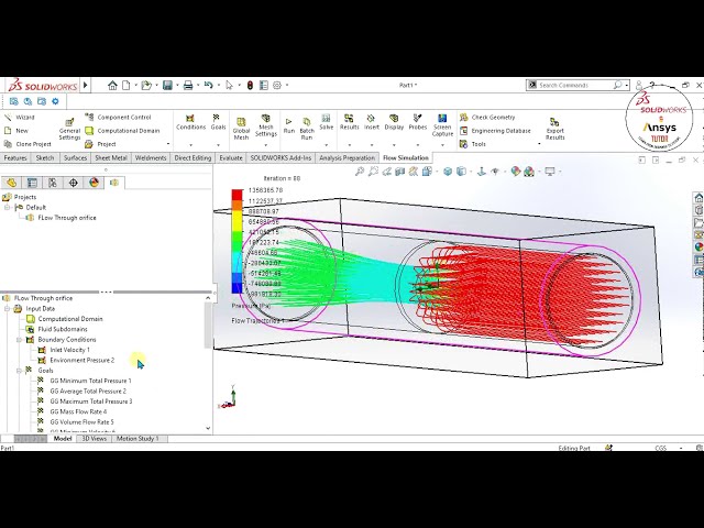 فیلم آموزشی: 📌شبیه سازی جریان Solidworks Through Orifice | مطالعه پارامتری در شبیه‌سازی جریان Solidworks با زیرنویس فارسی