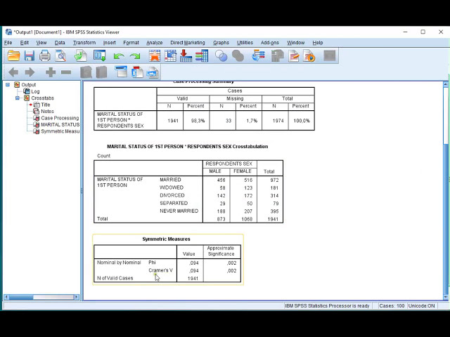 فیلم آموزشی: SPSS - Cramer's V با زیرنویس فارسی