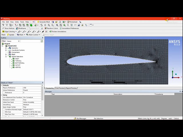 فیلم آموزشی: انیمیشن و تجزیه و تحلیل CFD برای بال ایرفویل دو بعدی با استفاده از ANSYS Fluent با زیرنویس فارسی