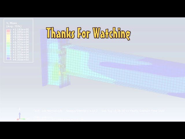 فیلم آموزشی: (07) رسم منحنی چرخش لحظه ای و مقایسه با داده های تست - آموزش Abaqus با زیرنویس فارسی