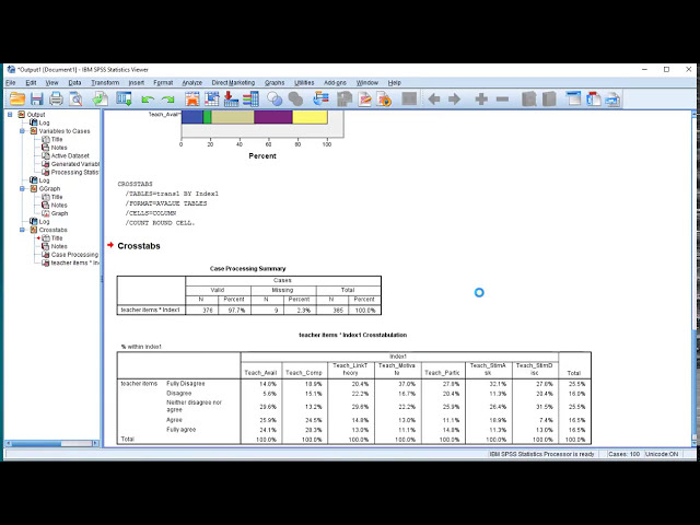 فیلم آموزشی: SPSS - نمودار میله ای پشته ای از متغیرهای متعدد (از طریق بازسازی) با زیرنویس فارسی