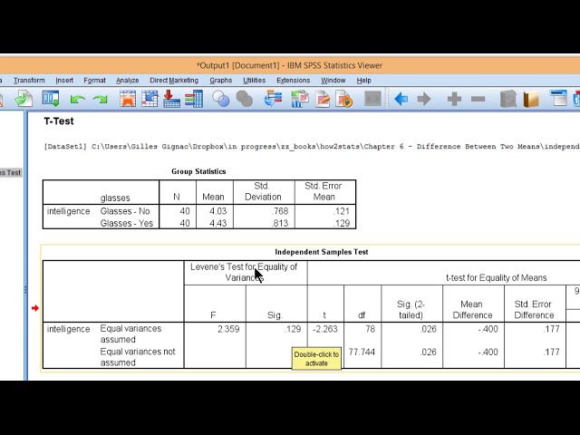 فیلم آموزشی: V6.10 - آزمون برابری واریانس لوون در SPSS - مثال 1 با زیرنویس فارسی