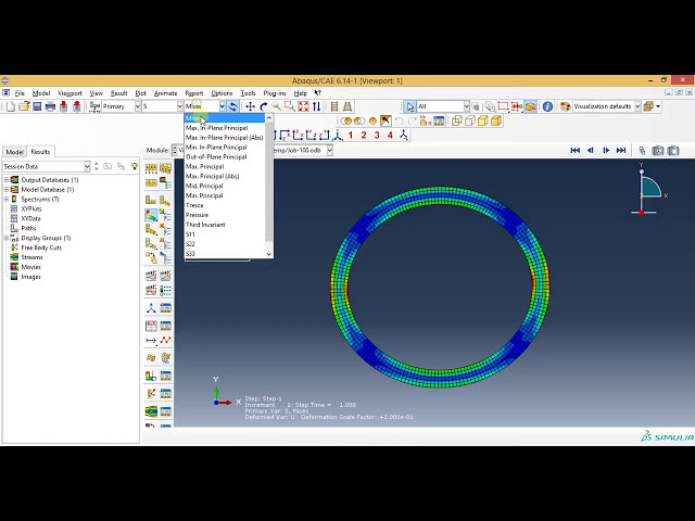 فیلم آموزشی: آموزش Abaqus - نحوه تعیین تنش شعاعی و حلقه ای در Abaqus