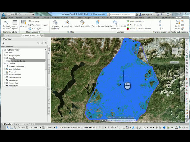 فیلم آموزشی: سطح سه بعدی از خطوط کانتور GIS با AutoCAD Civil 3D با زیرنویس فارسی