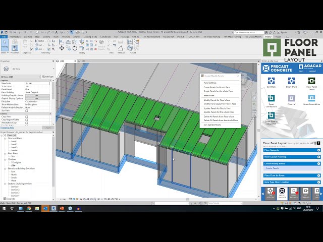 فیلم آموزشی: بررسی اجمالی طراحی سازه های بتنی پیش ساخته در Revit با زیرنویس فارسی