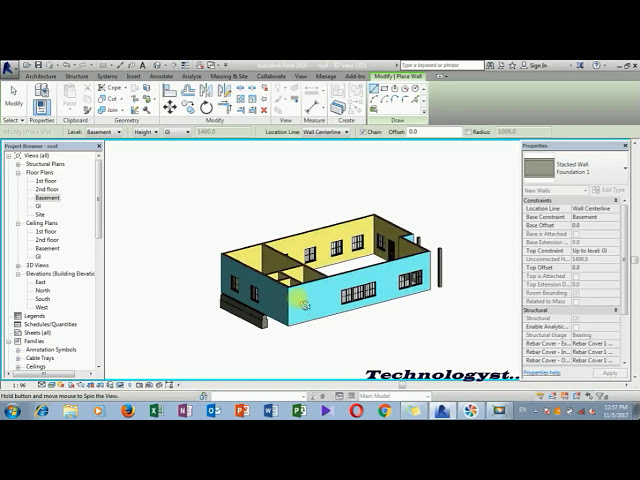 فیلم آموزشی: نحوه رسم انواع فونداسیون ها با Revit