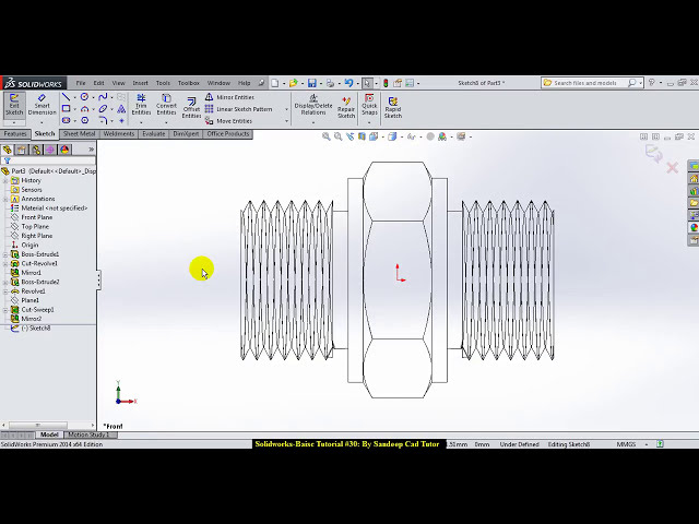 فیلم آموزشی: آموزش پایه Solidworks #30 1/2\