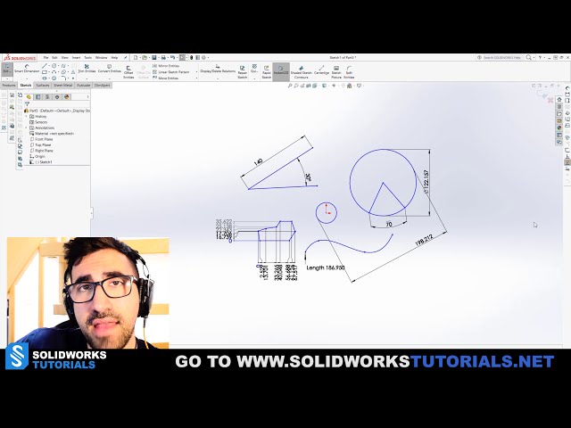 فیلم آموزشی: Smart Dimension در SolidWorks برای مبتدیان با رایان با زیرنویس فارسی