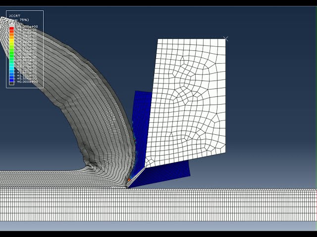 فیلم آموزشی: مدل Abaqus برای سایش ابزار در حین عملیات برش متعامد