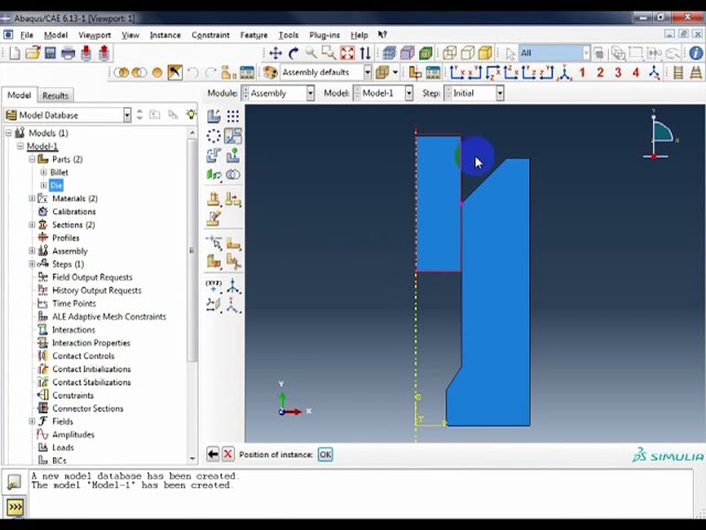 فیلم آموزشی: فرآیند اکستروژن Abaqus